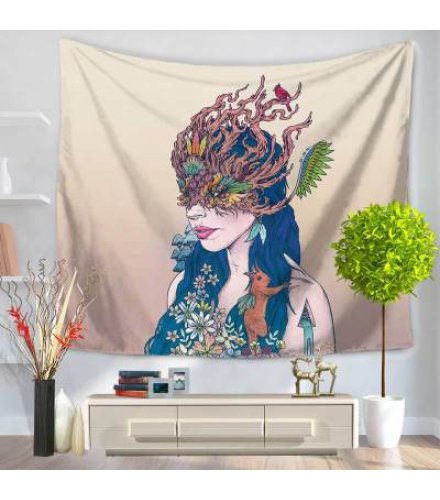 WC016 - Mask Wall Cloth Tapestry